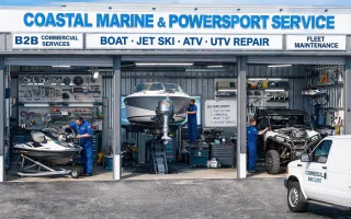 Marine and powersport service shops